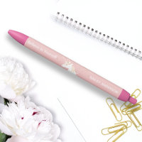Rose clair rose blanc licorne magique
