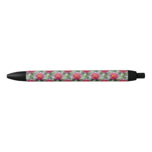 Stylo Noir Rose Lotus Water Lily