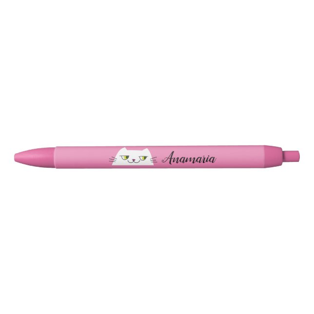 Stylo Noir Rose Mignonne (Devant)