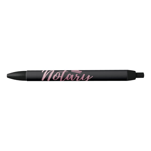 Stylo Noir Rose noir (Devant)