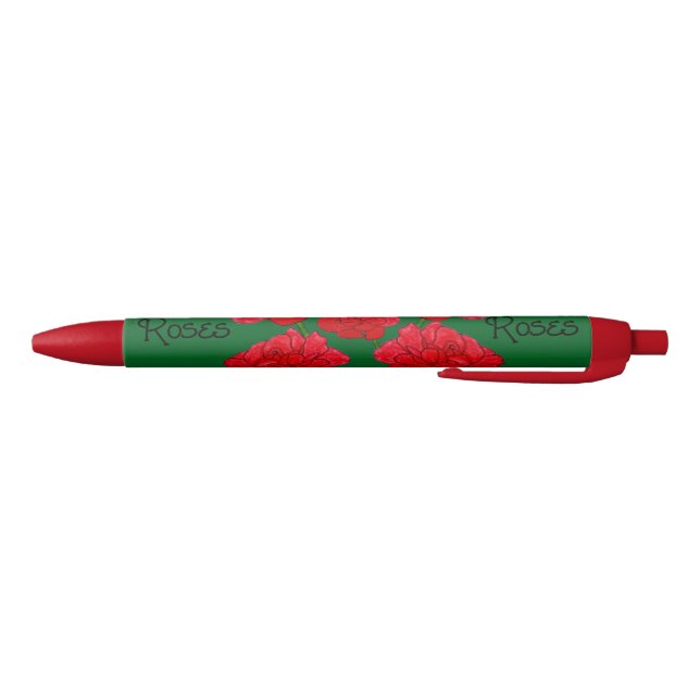 Stylo Noir  Roses  (Bas)