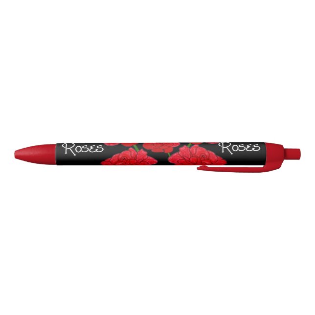 Stylo Noir  Roses  (Bas)