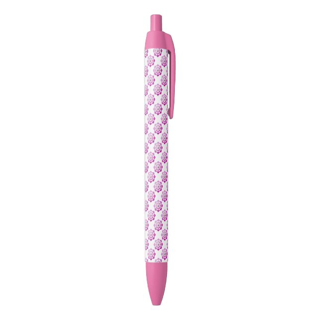 Stylo Noir Roue du Dharma (Bas (Vertical))