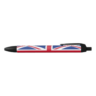 Stylo Noir Royaume-Uni (Drapeau britannique) (Union Jack) (RU