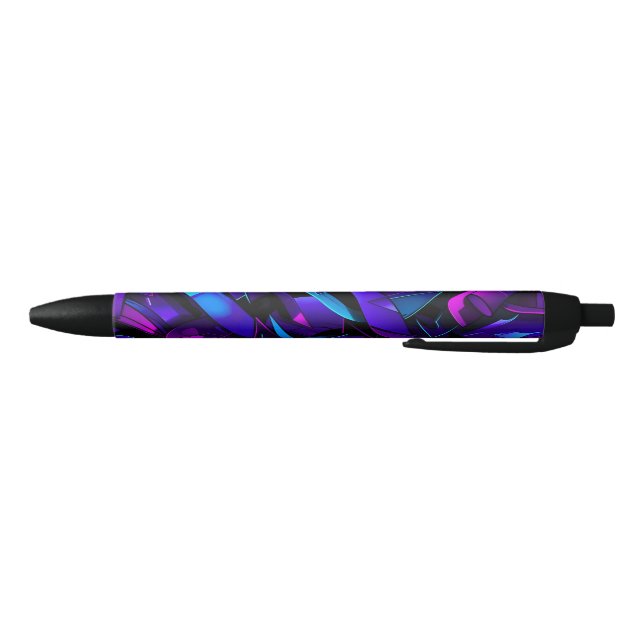 Stylo Noir Rue Graffiti Abstraite (Bas)