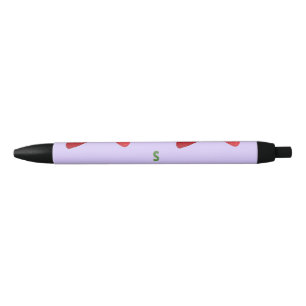Stylo Noir S pour la fraise violette