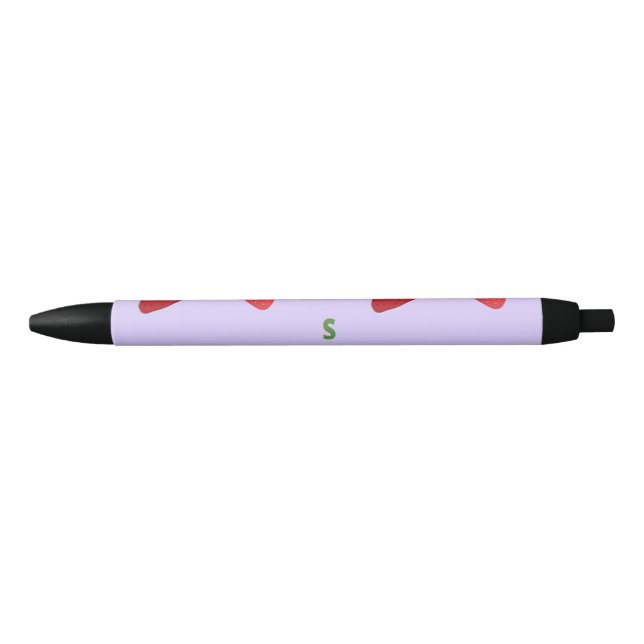Stylo Noir S pour la fraise violette (Devant)