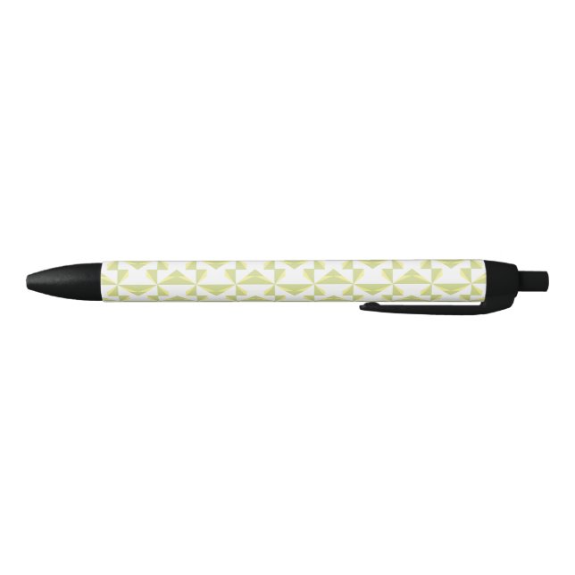 Stylo Noir Sage Pinwheels (Bas)