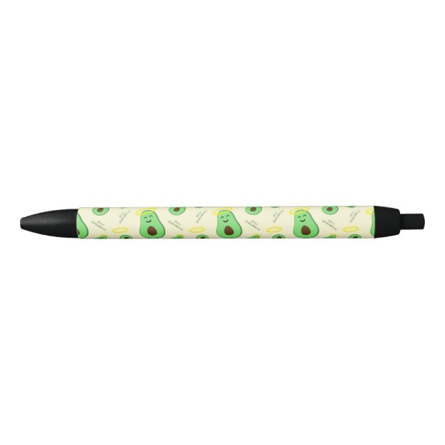 Stylo Noir Saint-Guacamole mignon avocat (Devant)