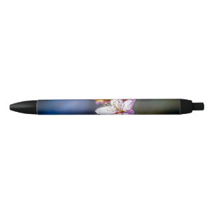 Stylo Noir Sakura - Fleur de cerise japonaise