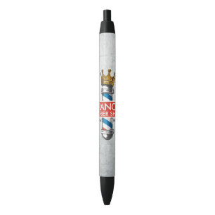 Stylo Noir Salon de coiffure Barber Hair Shop King Crown Mât 