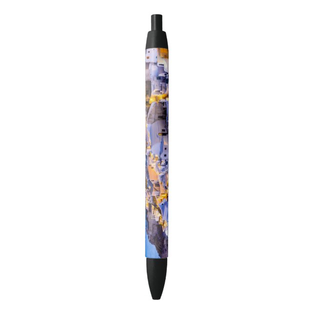 Stylo Noir Santorin (devant Vertical)