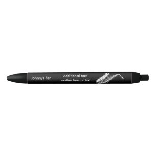 Stylo Noir Saxophone