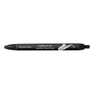 Stylo Noir Saxophone