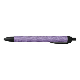 Stylo Noir Sayagata motif, japonais, violet et rose