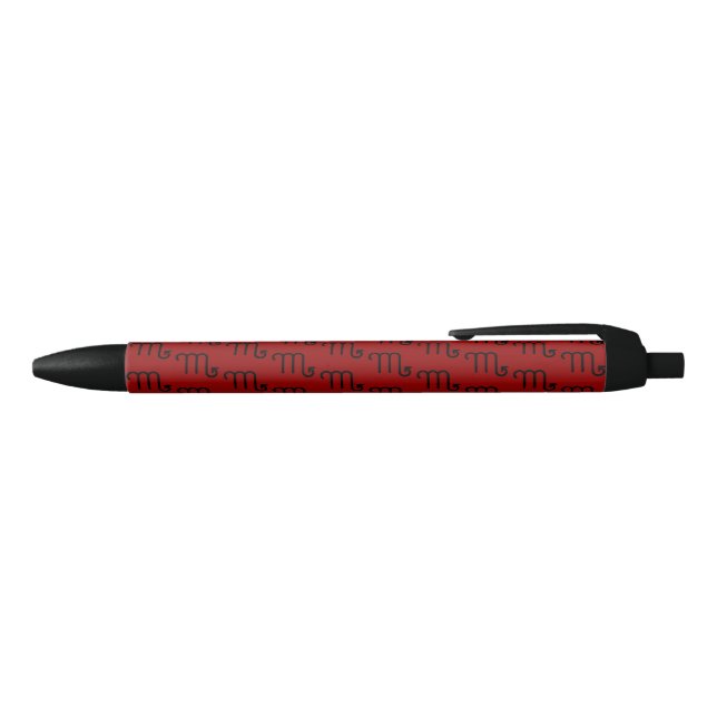 Stylo Noir Scorpion (Haut)