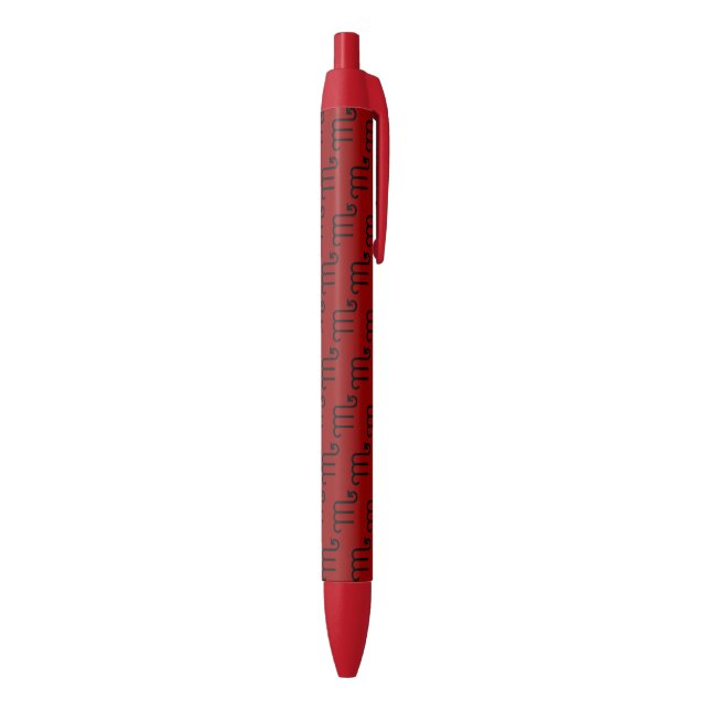 Stylo Noir Scorpion (Bas (Vertical))