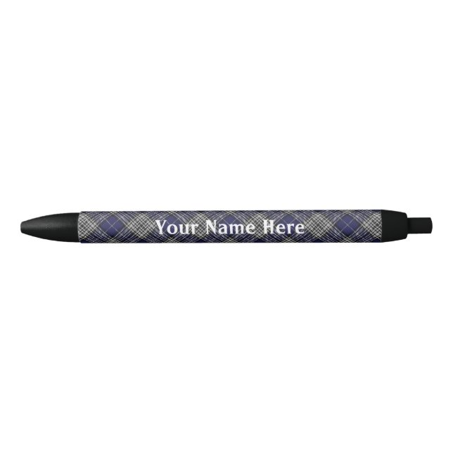 Stylo Noir Scotland Forever Clan Napier Tartan (Devant)
