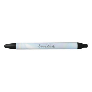 Stylo Noir Script de gestionnaire d'entreprise holographique