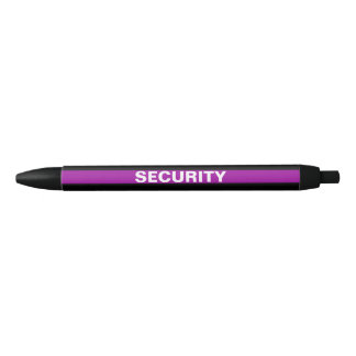 STYLO NOIR SÉCURITÉ EN PURPLE LIGNE EN STYLE NOIR