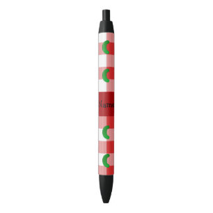 Stylo Noir Sélecteur de nom personnalisé Vérificateurs bla