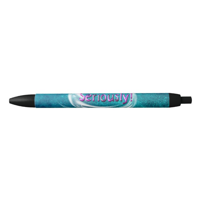 Stylo Noir Sérieusement (Devant)