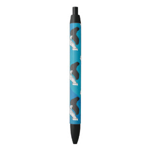 Stylo Noir Shadow Camel on Blue