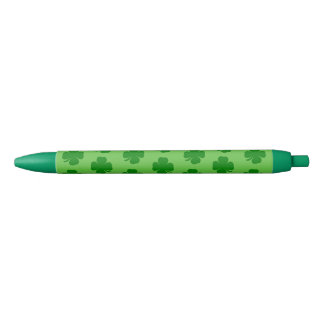 Stylo Noir Shamrocks, Bonne Saint Patrick !