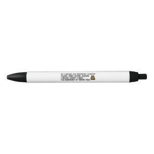 Stylo Noir Si je dois répéter encore et encore aujourd'hui