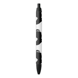 Stylo Noir Silhouette du coq Gamecock