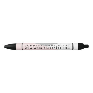 Stylo Noir Silver Foil & Pink, Modern Geometry Company/Event
