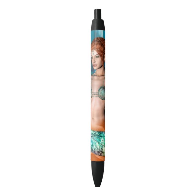 Stylo Noir Sirène (devant Vertical)
