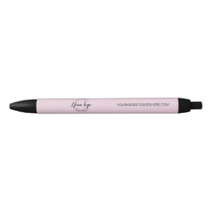 Stylo Noir Site du logo de l'entreprise Pink Custom