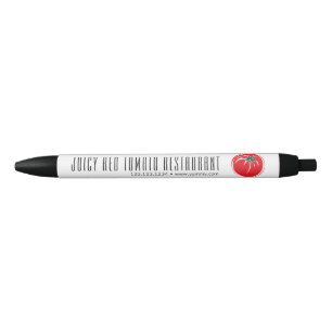 Stylo Noir Site Web d'Entreprise de Nom Long Élégant avec Log