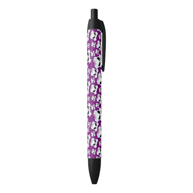 Stylo Noir Skullz Girly (Bas (Vertical))