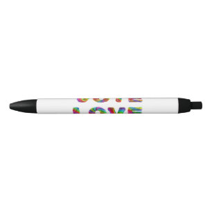 Stylo Noir SlipperyJoe vote amour égalité fourrure de couleur