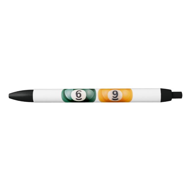 Stylo Noir SlipperyJoe's 69 table de billard dur deux billiar (Devant)
