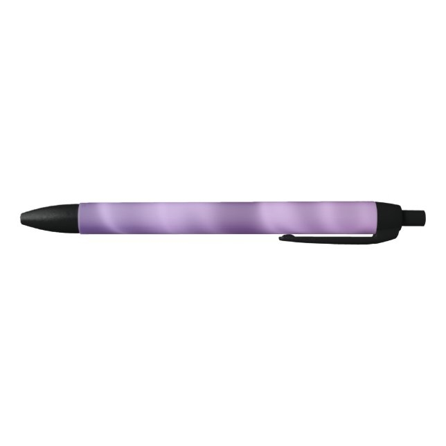 Stylo Noir soie lisse - pourpre (Bas)
