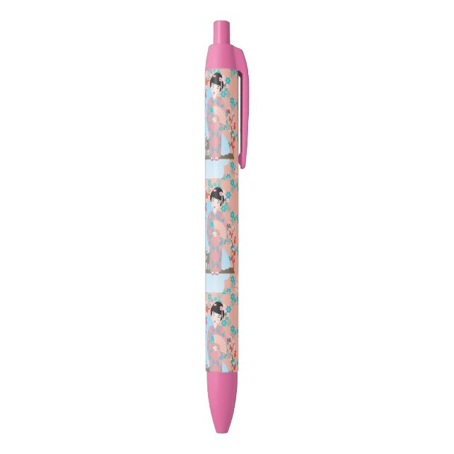 Stylo Noir Soirée de Geisha girl (Bas (Vertical))