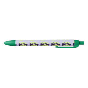 Stylo Noir Sorcière charmante en colère mignonne