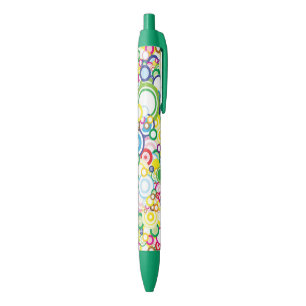 Stylo Noir Sort de cercles vifs