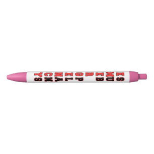 Stylo Noir Sous-plans d'urgence