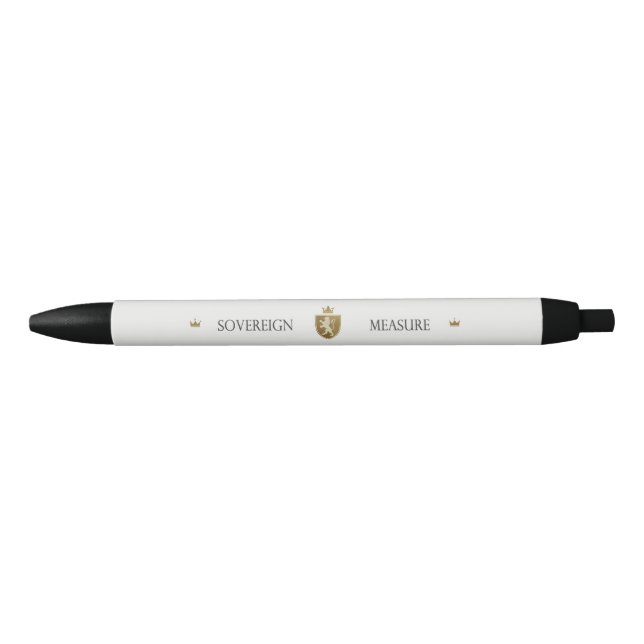 STYLO NOIR SOVEREIGN MEASURE (Devant)