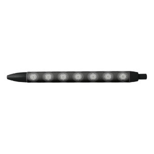 Stylo Noir Spirale Noire Et Blanche