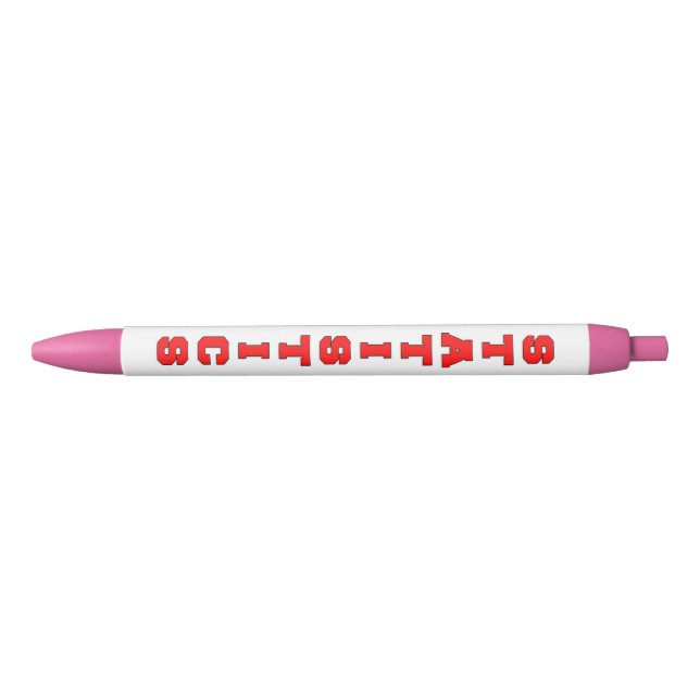 Stylo Noir Statistiques (Devant)