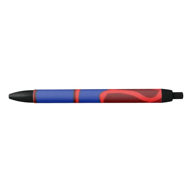 Stylo Noir Steel Man (Devant)