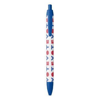 Stylo Noir Stylet VOTE de conception de lettres bloc