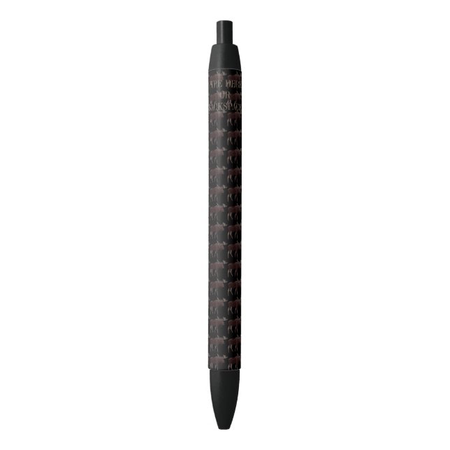 Stylo Noir Stylo-souvenir Canada Stylo-orignal personnalisé (devant Vertical)