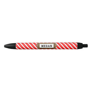 Stylo Noir Sucre de canne de Noël