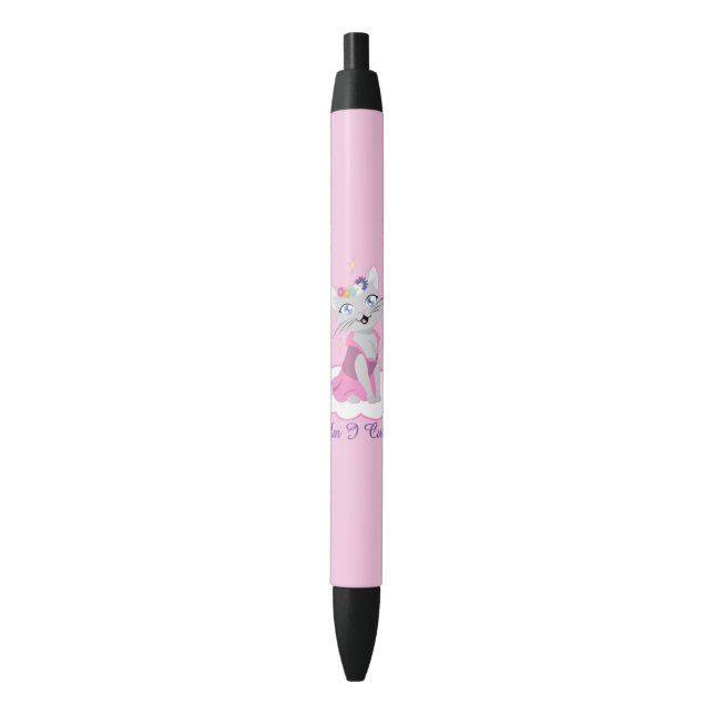 Stylo Noir Suis-Je Mignonne ? (devant Vertical)
